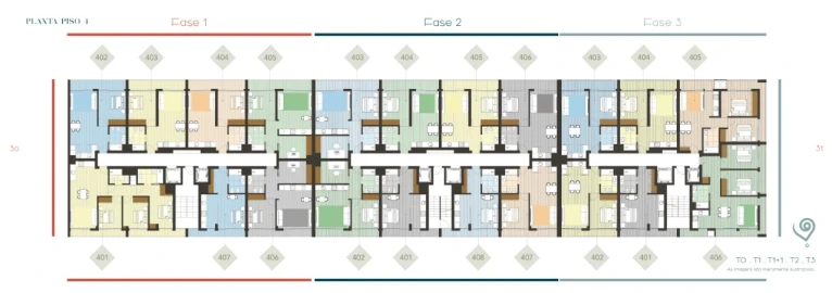 Apartamento T1 para Venda em Pedrouços