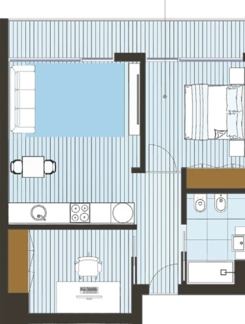 Apartamento T1 para Venda em Pedrouços