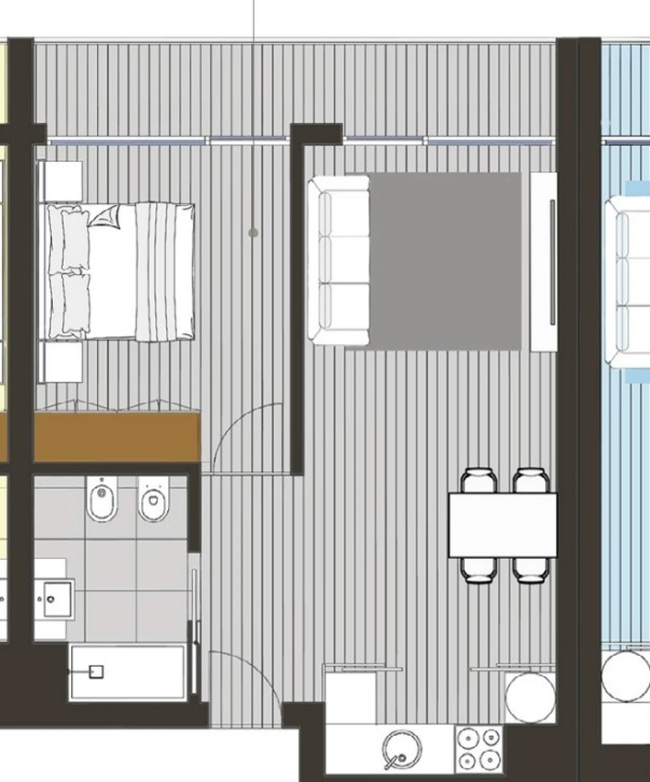 Apartamento T1 para Venda em Pedrouços Planta 2