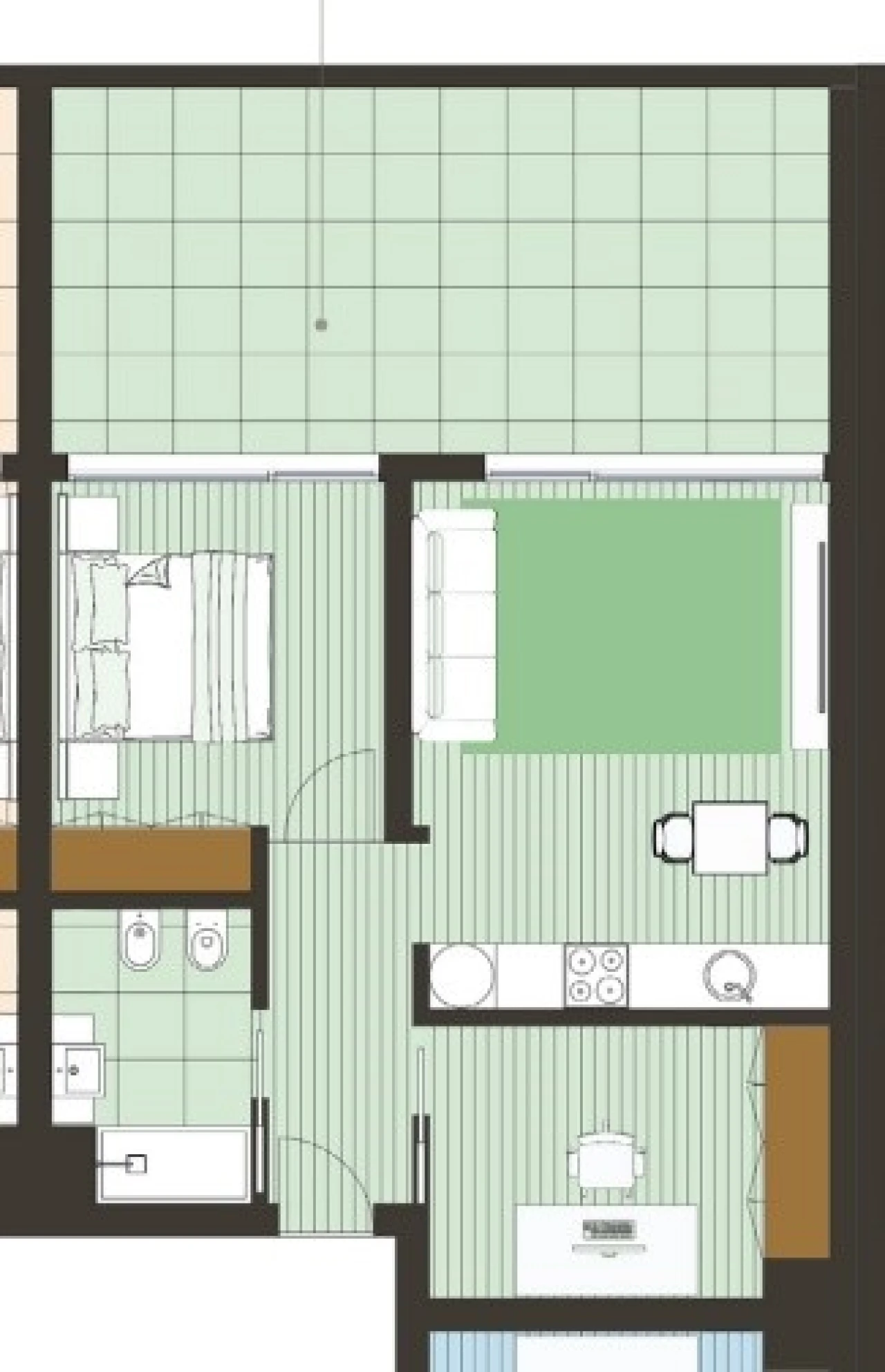 Apartamento T1 para Venda em Pedrouços Planta 2