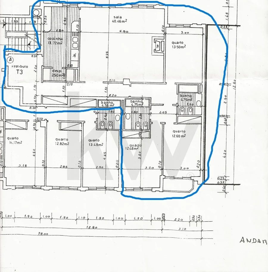 Apartamento T3 para Arrendamento em Campo de Ourique Foto 27