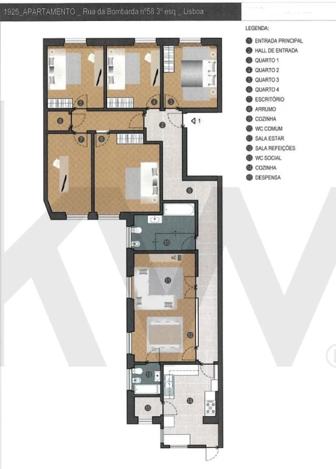 Apartamento T4 para Venda em Arroios