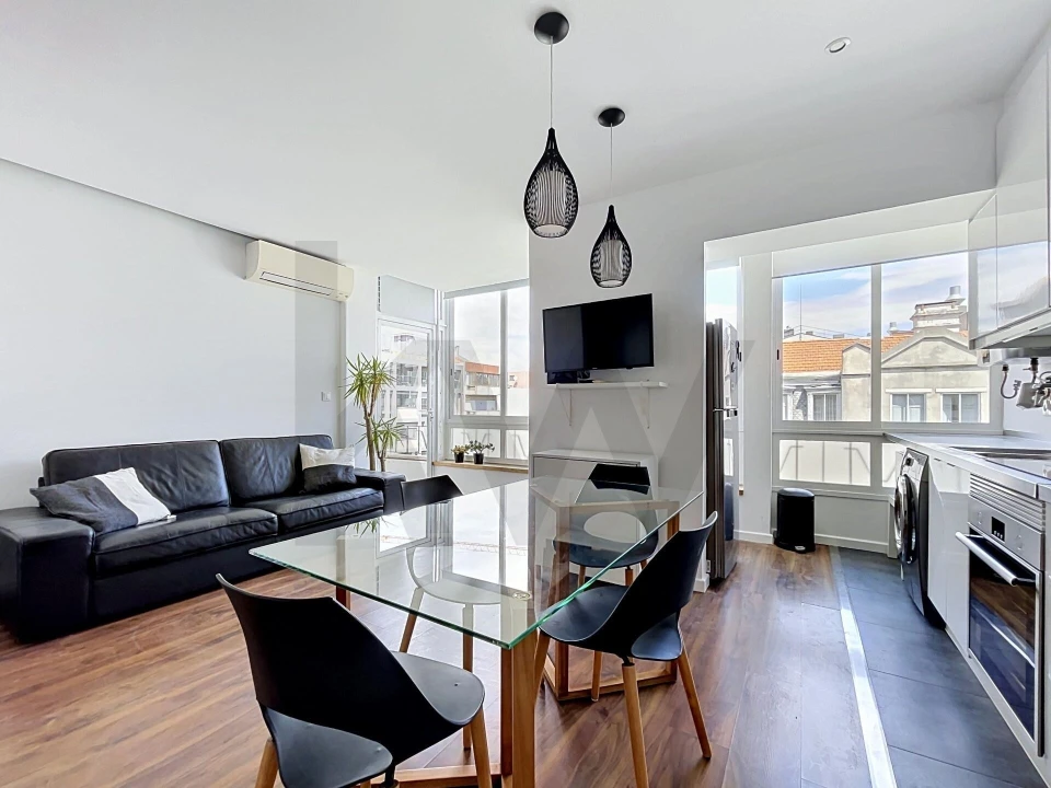 Apartamento T1 para Arrendamento em Avenidas Novas Foto 6