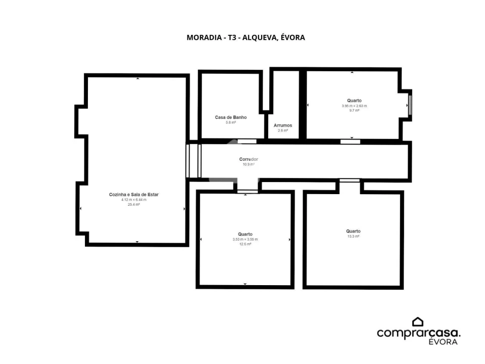Moradia T3 para Venda em Portel Foto 16