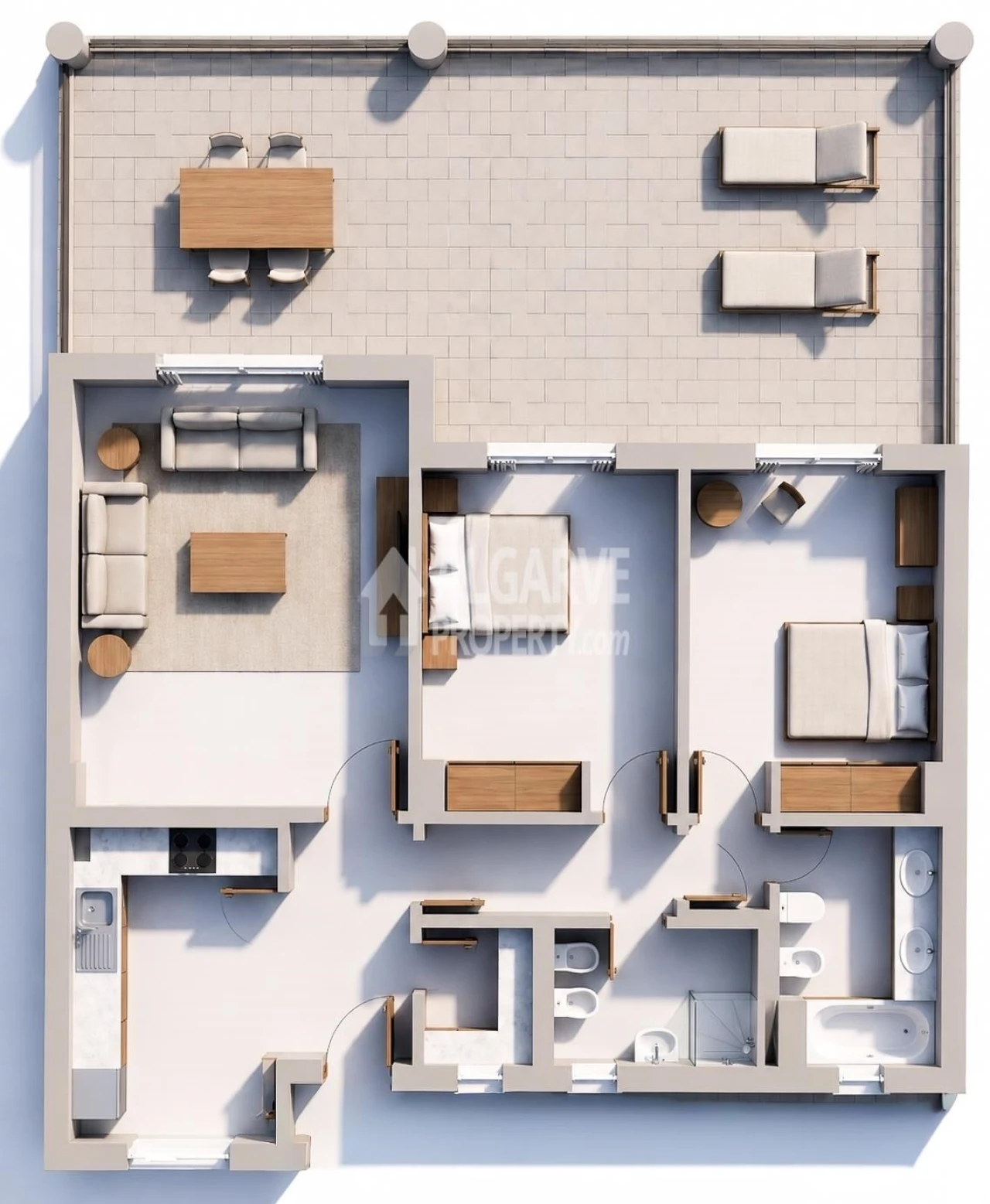 Apartamento T2 para Venda em Quarteira Foto 23