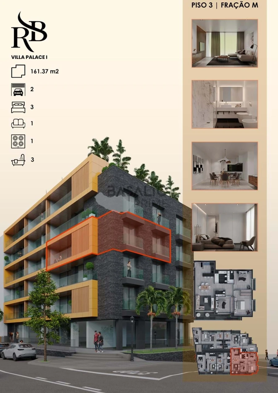 Apartamento T3 para Venda em Ribeira Brava Foto 3