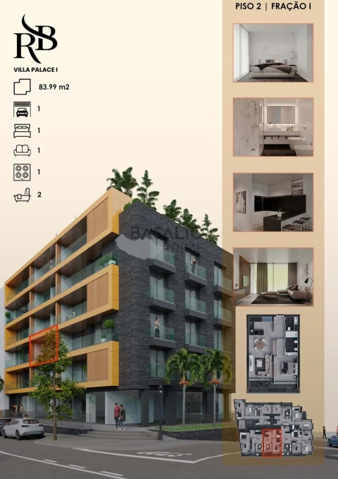 Apartamento T1 para Venda em Ribeira Brava