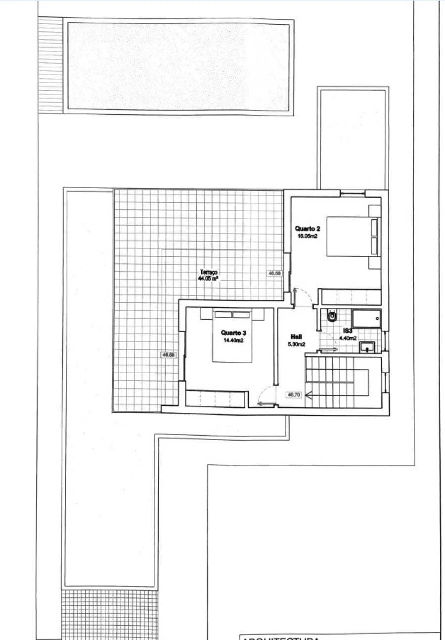 Moradia T3 para Venda em Nadadouro Planta 2
