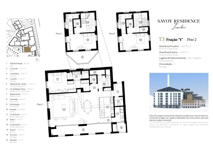 Apartamento T3 para Venda em Funchal (Se) Planta 1
