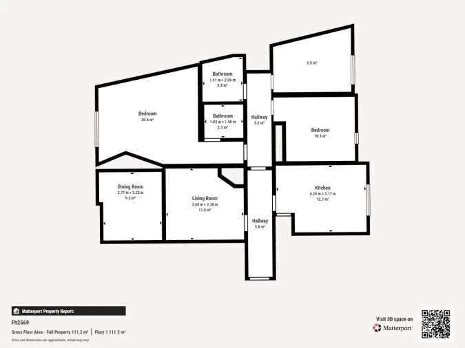 Apartamento T3 para Venda em São Pedro Planta 4