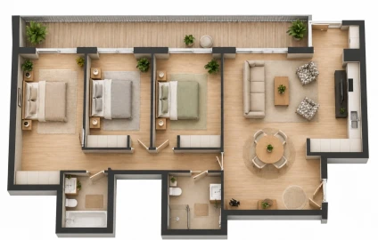 Apartamento T3 para Venda em Lordelo