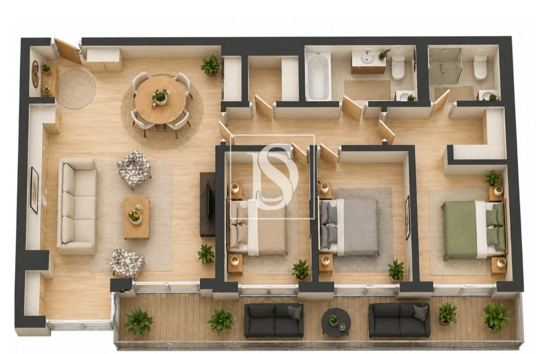 Apartamento T3 para Venda em Lordelo Foto 1
