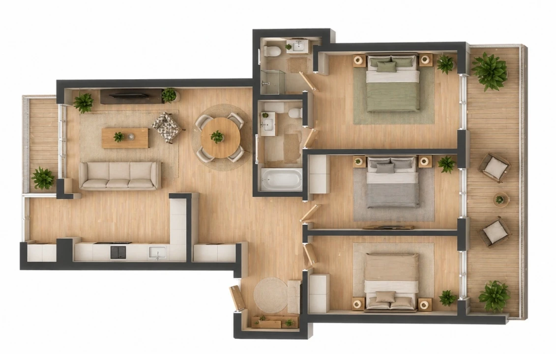 Apartamento T3 para Venda em Lordelo Foto 4