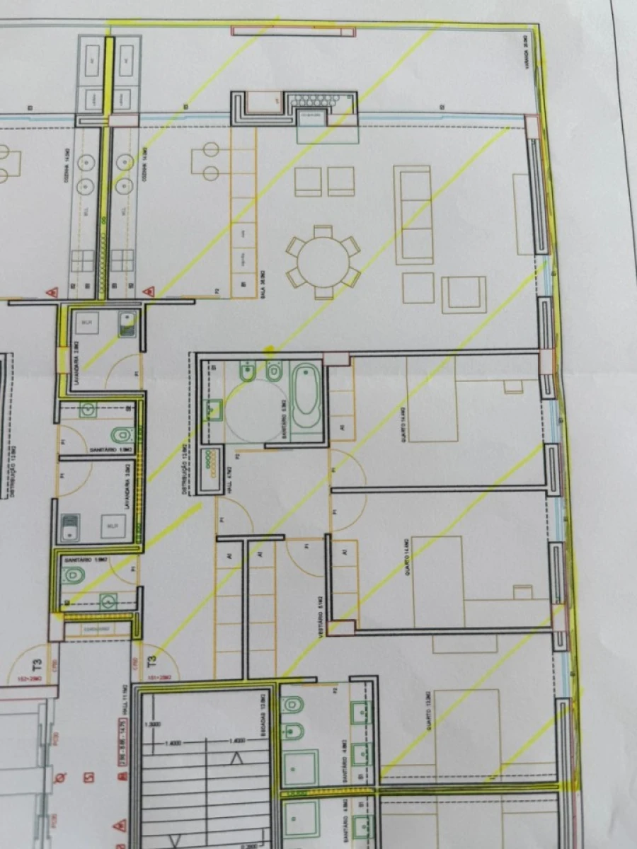 Apartamento T3 para Venda em Real, Dume e Semelhe Planta 1