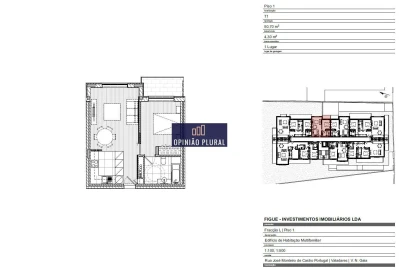 Apartamento T1 para Venda em Gulpilhares e Valadares