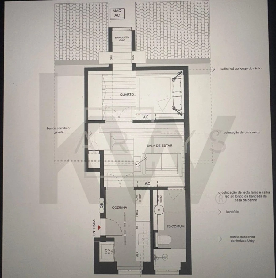 Apartamento T1 para Venda em Alcantara Foto 30