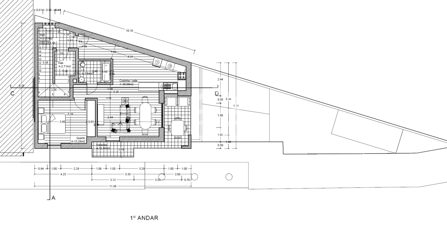 Apartamento T1 para Venda em Avelar Foto 7