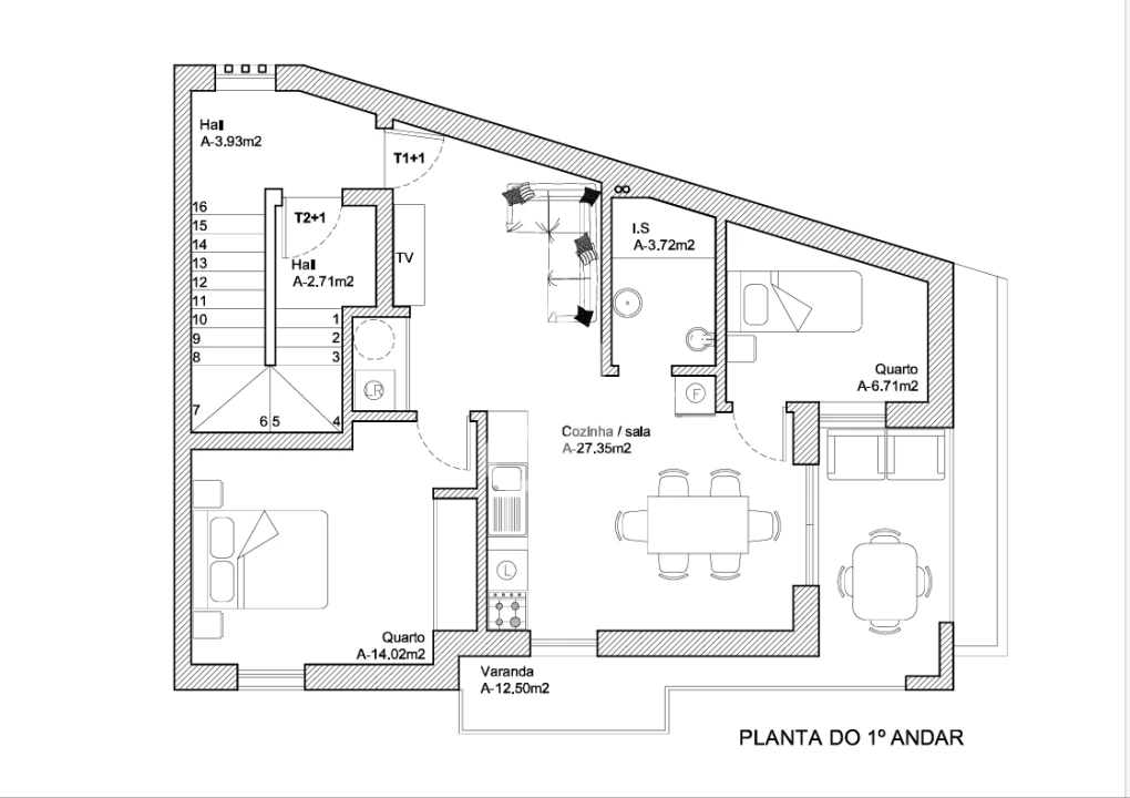 Apartamento T2 para Venda em Avelar Foto 8