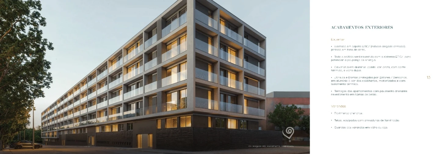 Apartamento T1 para Venda em Pedrouços Foto 2