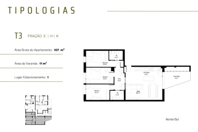 Apartamento T3 para Venda em Santo Antonio dos Olivais