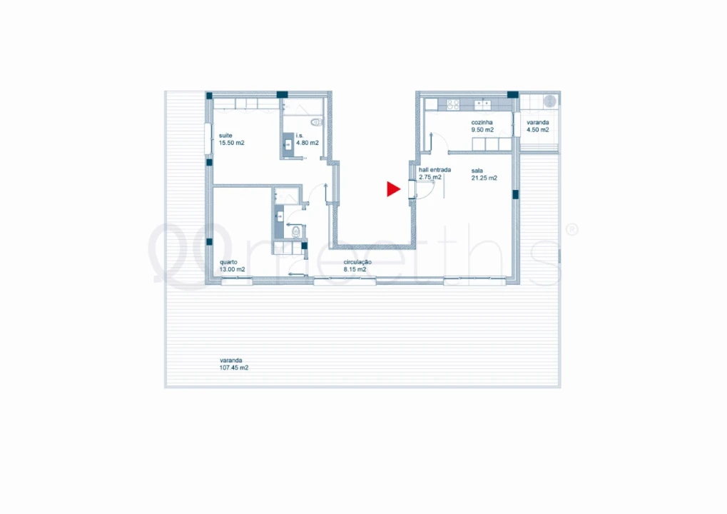 Apartamento T2 para Venda em Venteira Planta 4