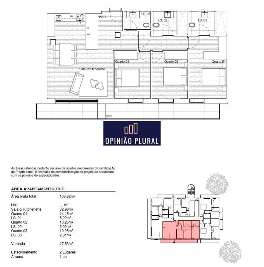Apartamento T3 para Venda em Gondomar (São Cosme), Valbom e Jovim Foto 11
