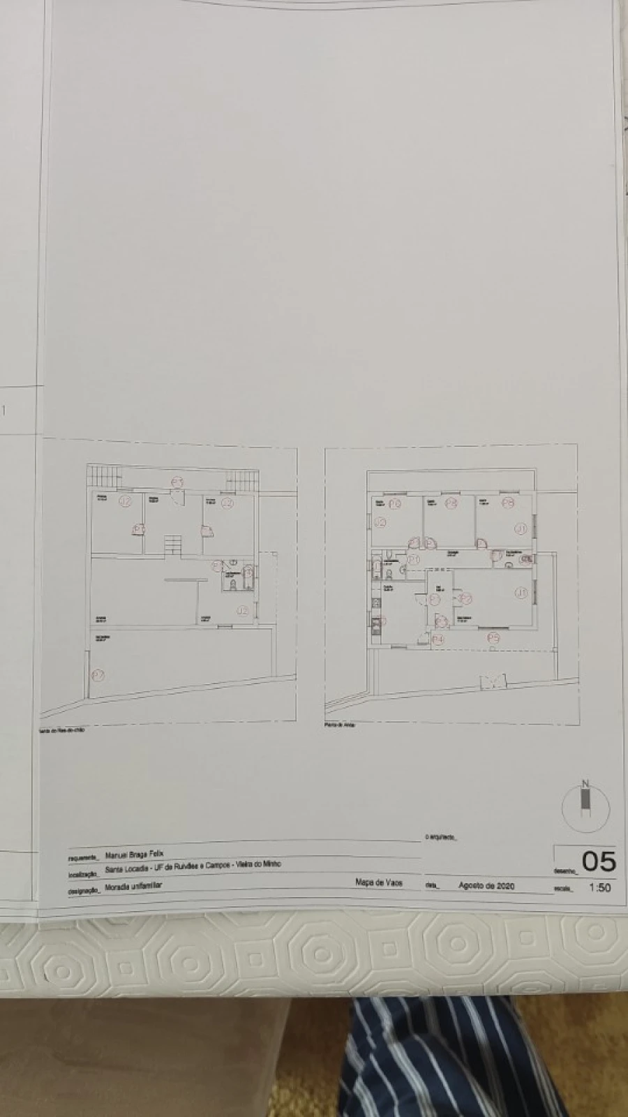 Moradia T6 para Venda em Ruivães e Campos Planta 1