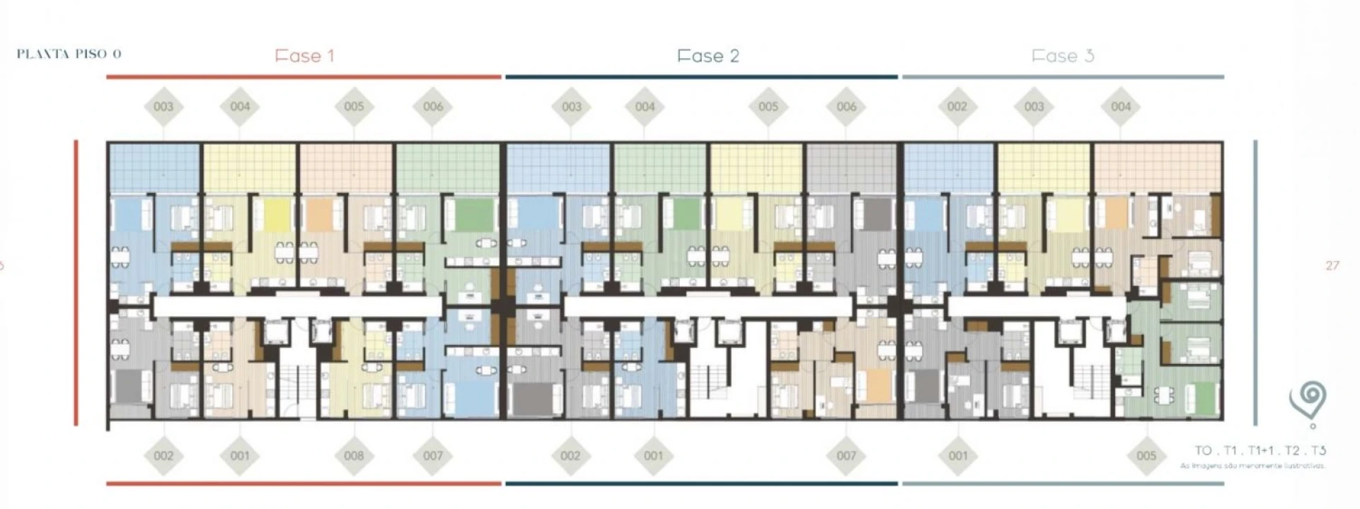 Apartamento T2 para Venda em Pedrouços Planta 2