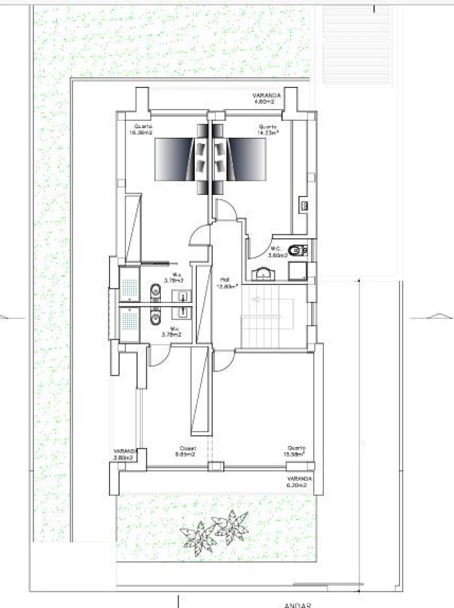 Moradia T4 para Venda em Esgueira Planta 2