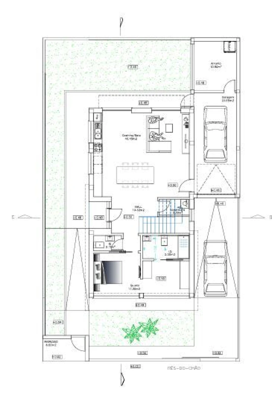 Moradia T4 para Venda em Esgueira Planta 1