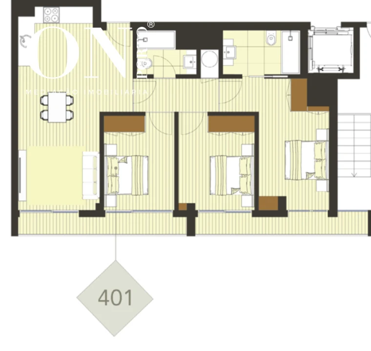 Apartamento T3 para Venda em Pedrouços Foto 6