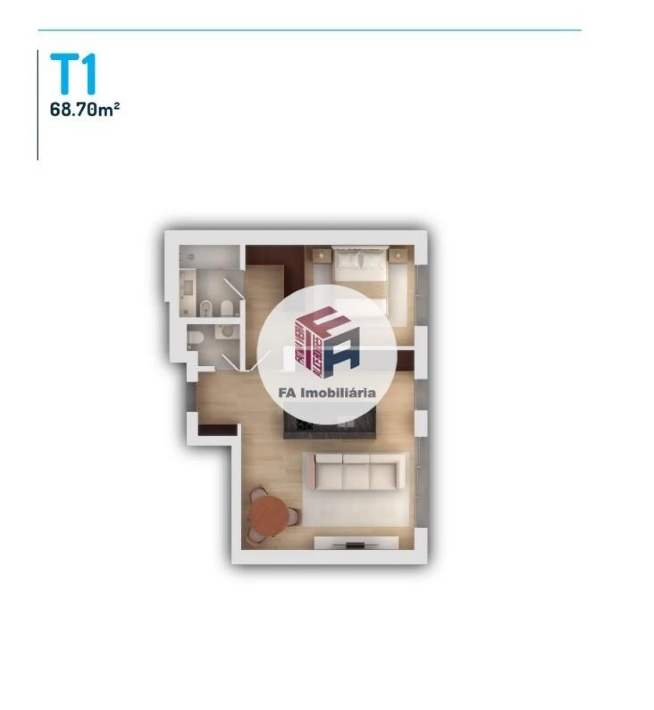 Apartamento T1 para Venda em Vila do Conde Foto 13