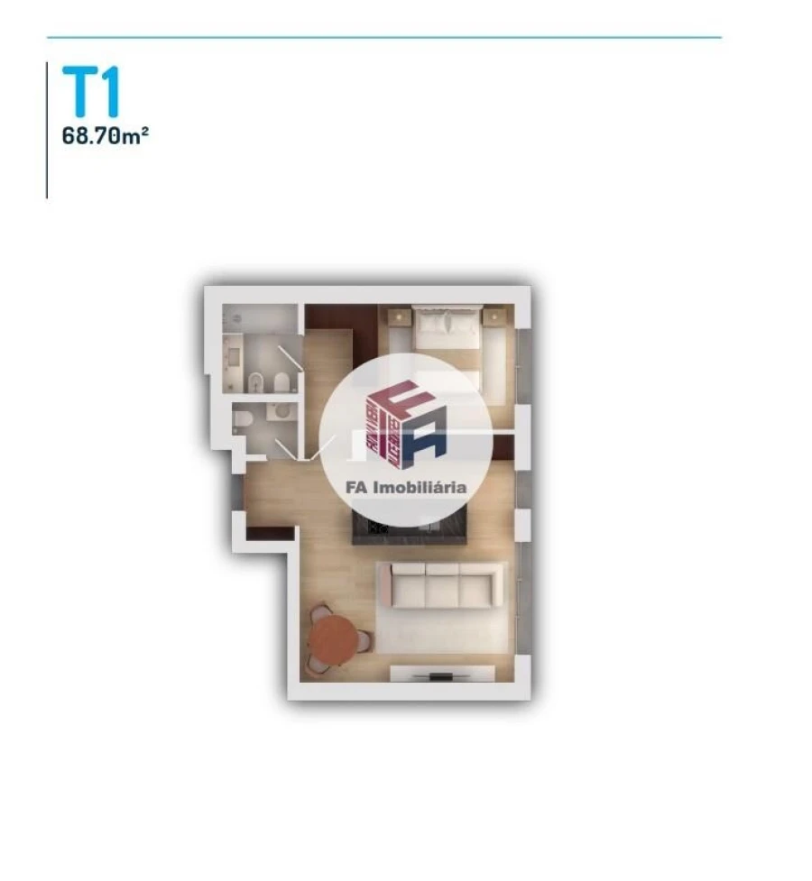 Apartamento T1 para Venda em Vila do Conde Foto 13