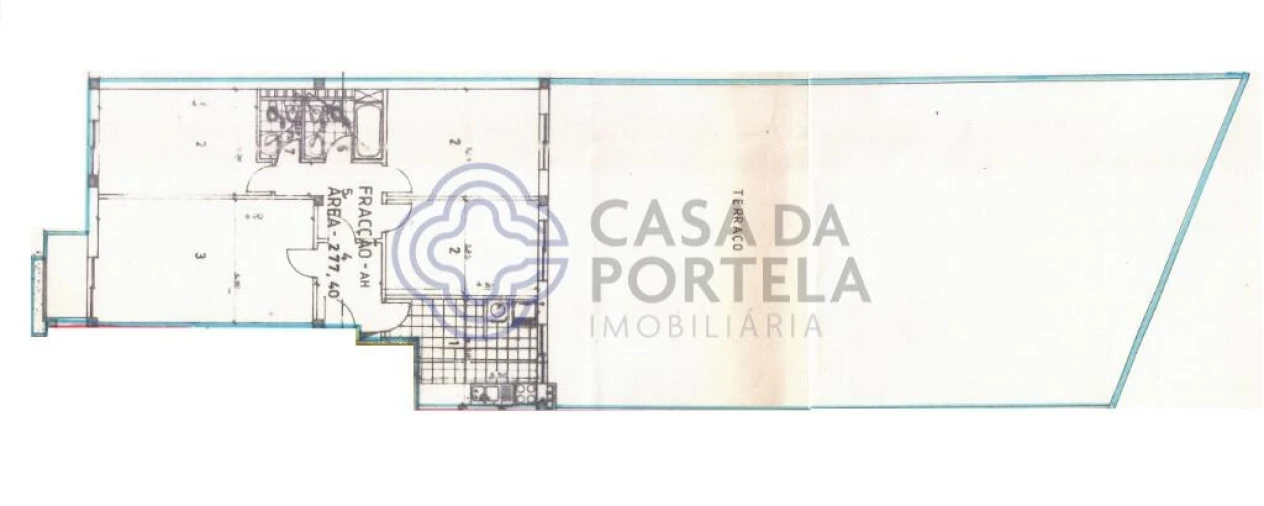 Apartamento T3 para Venda em São João da Madeira Planta 1