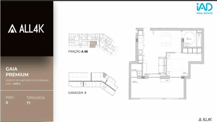 Apartamento T1 para Venda em Oliveira do Douro Foto 6