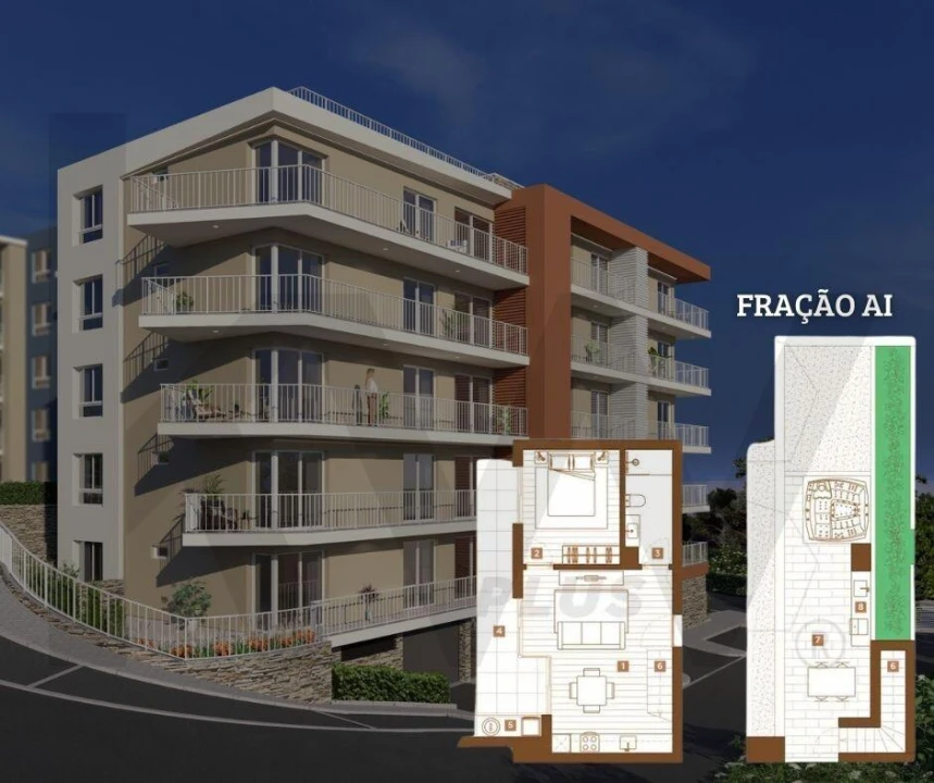 Apartamento T1 para Venda em Caniço Foto 1