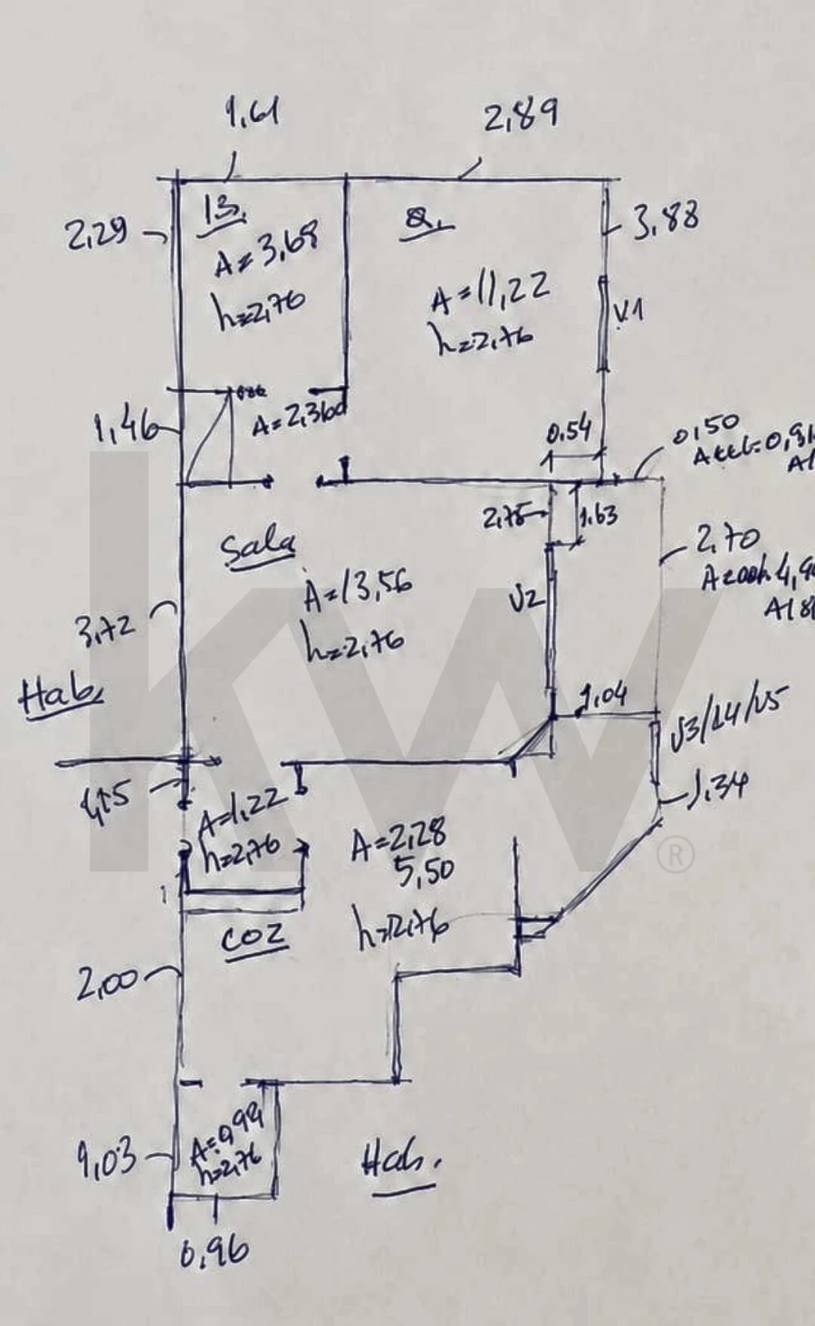 Apartamento T1 para Venda em Alfragide Planta 1