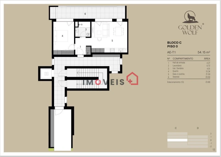 Apartamento T1 para Venda em Leiria, Pousos, Barreira e Cortes Foto 3