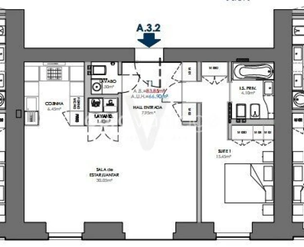 Apartamento T1 para Venda em Leiria, Pousos, Barreira e Cortes Foto 19
