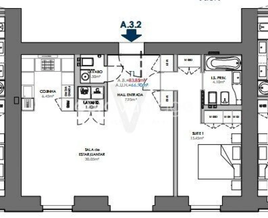 Apartamento T1 para Venda em Leiria, Pousos, Barreira e Cortes Foto 19