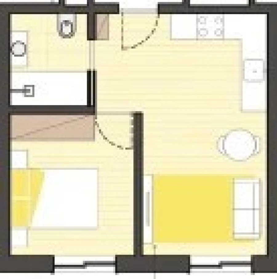 Apartamento T1 para Venda em Paranhos Planta 1