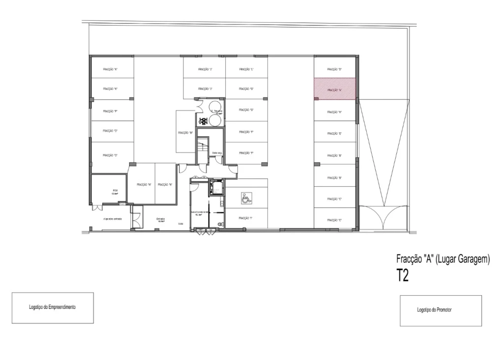 Apartamento T2 para Venda em Aguas Santas Planta 2