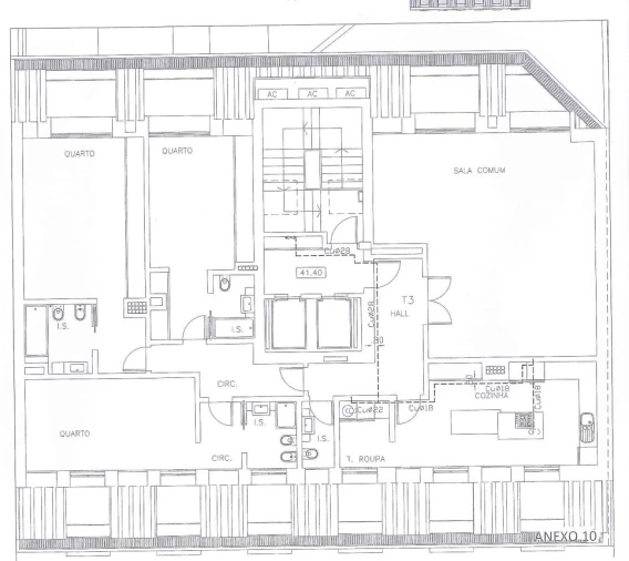 Apartamento T3 para Venda em Alcantara Planta 1