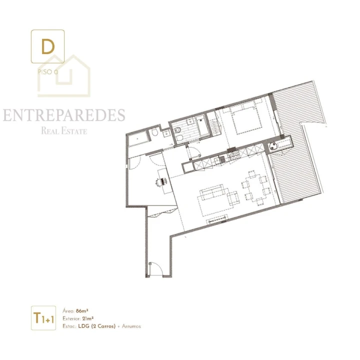 Apartamento T1 para Venda em São Felix da Marinha Foto 42
