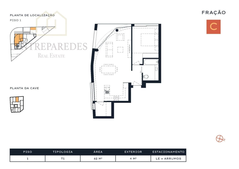 Apartamento T1 para Venda em Arcozelo Foto 36