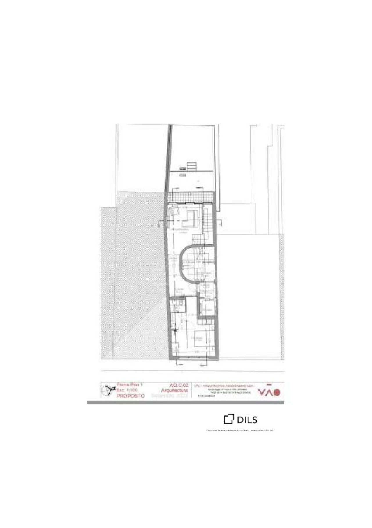 Apartamento T1 para Venda em Campo de Ourique Planta 2