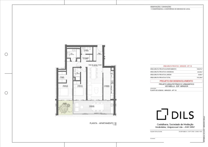 Apartamento T2 para Venda em Oeiras e São Julião da Barra, Paço de Arcos e Caxias Planta 1