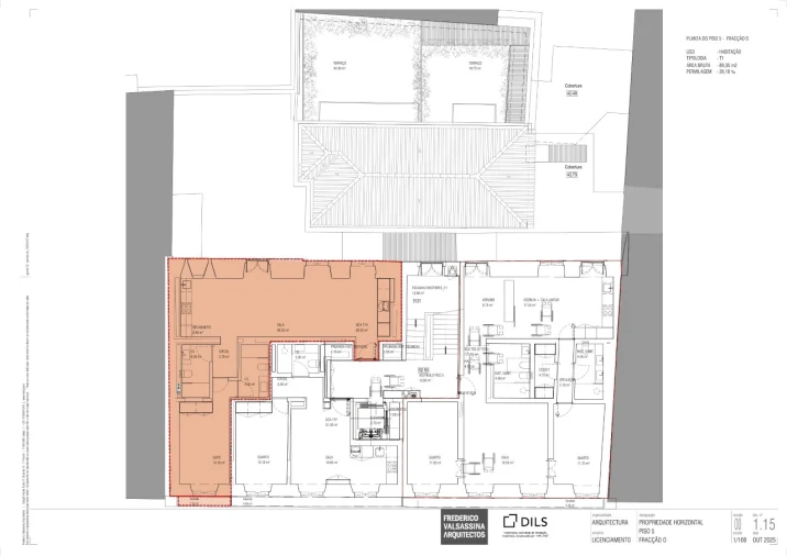 Apartamento T1 para Venda em Santa Maria Maior Planta 1
