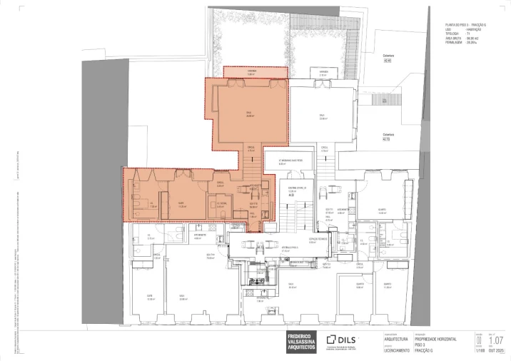 Apartamento T1 para Venda em Santa Maria Maior Planta 1