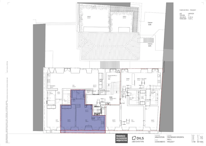 Apartamento T1 para Venda em Santa Maria Maior Planta 1
